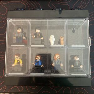LEGO Storage Case Display with LOT of 6 Minifigures Harry Potter 2 Animals